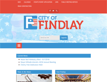 Tablet Screenshot of findlayohio.com
